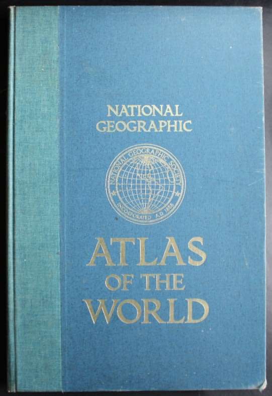 National Geographic Atlas Of The World 5th Edition 1981 Large Hardcover