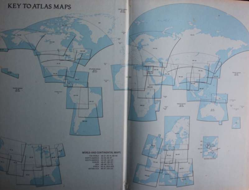 National Geographic Atlas Of The World 5th Edition 1981 Large Hardcover