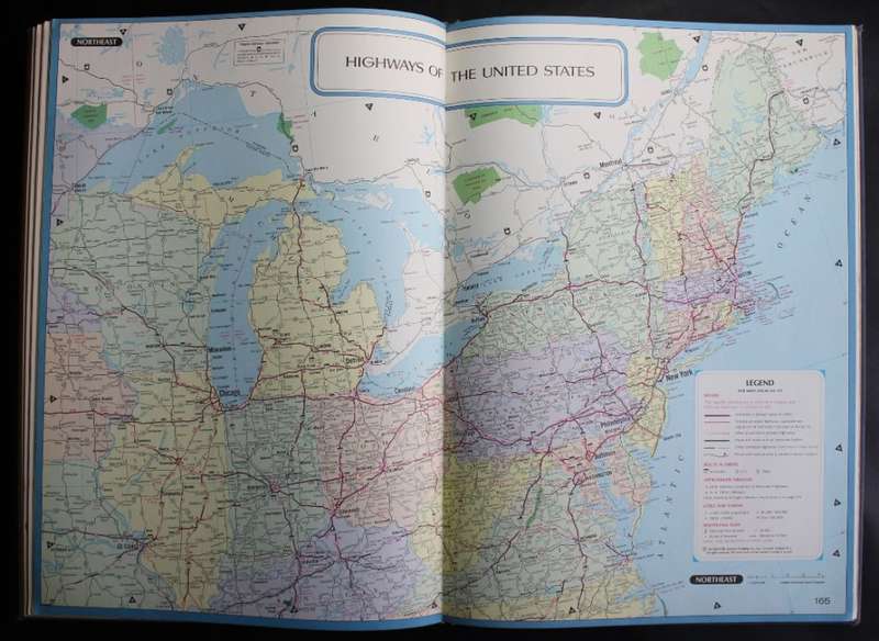 Readers Digest These United States 1968 Large Atlas