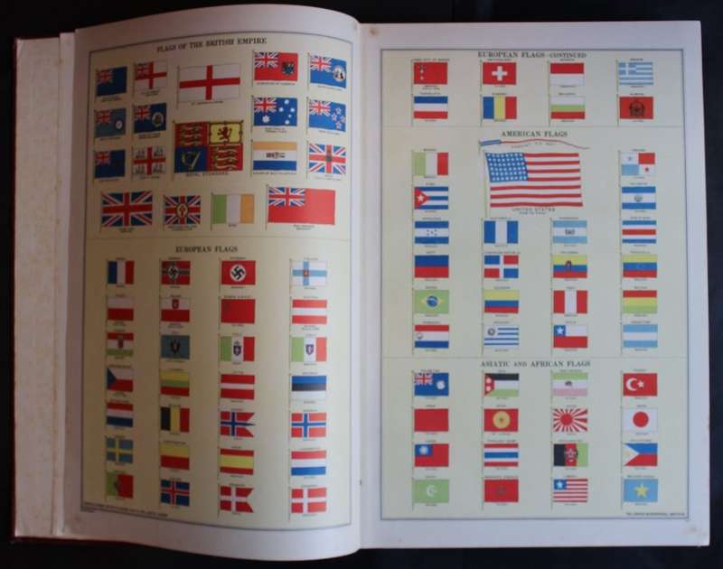 Philips International Atlas Interim Edition 1944  Large Hardcover