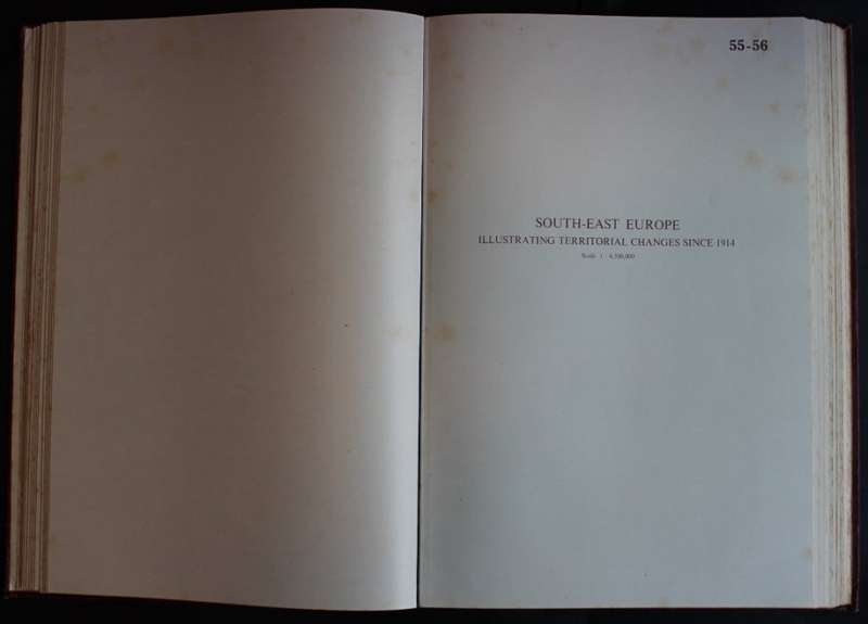Philips International Atlas Interim Edition 1944  Large Hardcover