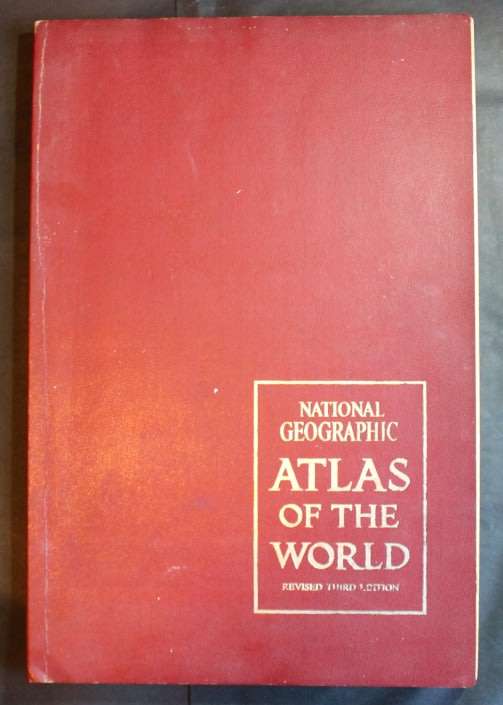 National Geographic Atlas Of The World 1970 Softcover Large Edition