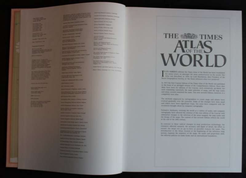 The Times Atlas of the World, Concise - 7th Edition 1997