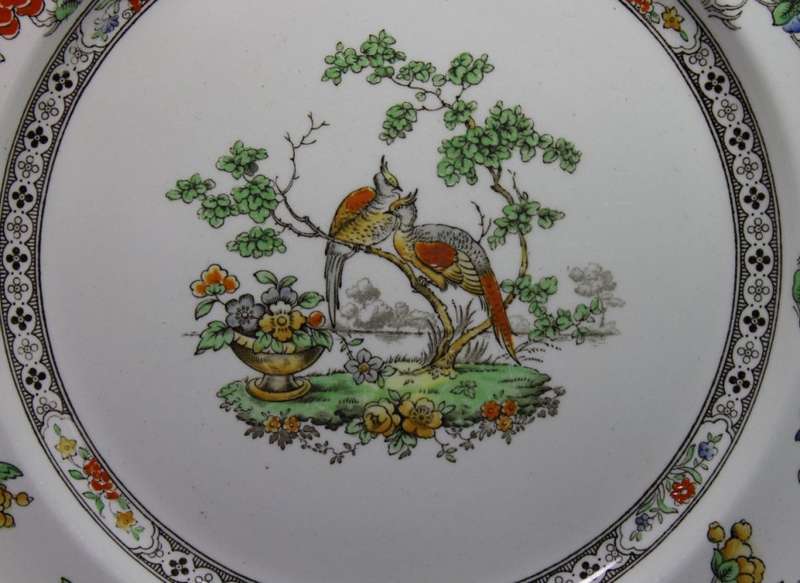Copeland Spode Pair of Pheasants Plate from 1950