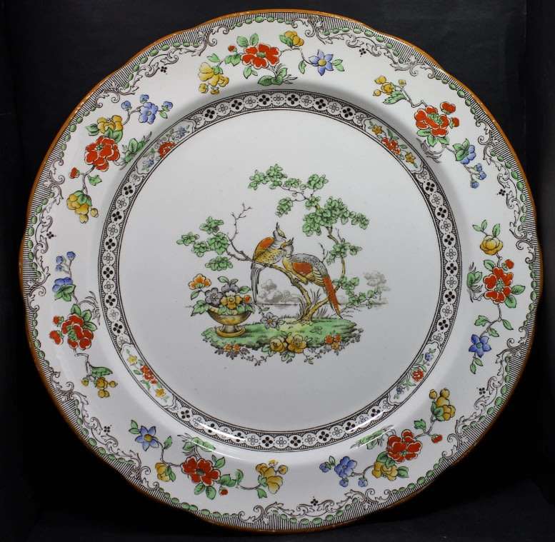 Copeland Spode Pair of Pheasants Plate from 1950