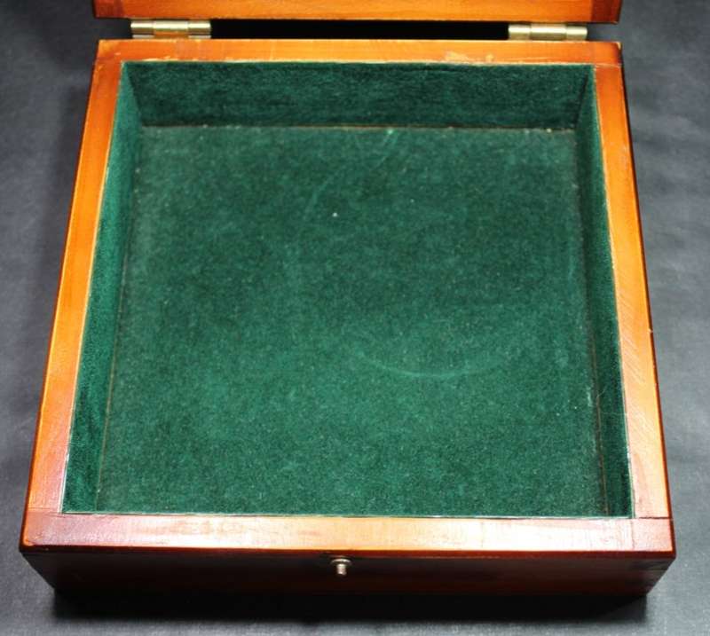 Wooden Jewellery Box with Mirror