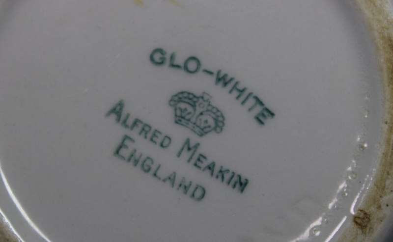 Alfred Meakin 3 Piece Glo White Teapot and Sugar Bowl Milk Jug Set
