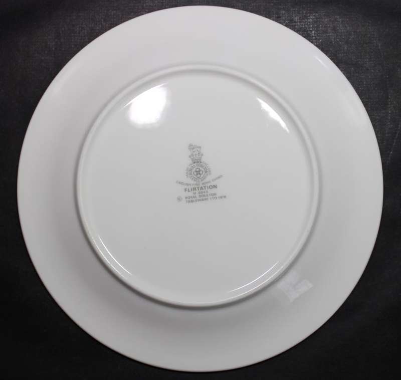Pair of Royal Doulton Flirtation Pattern Side Plates