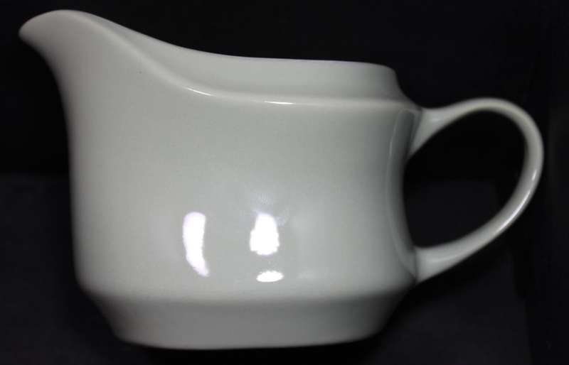 W Ware Green Pottery Milk Jug