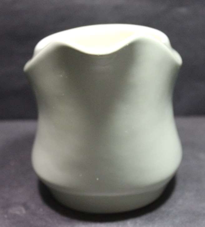 W Ware Green Pottery Milk Jug