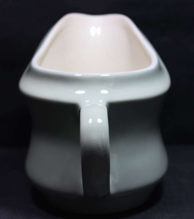 W Ware Green Pottery Milk Jug