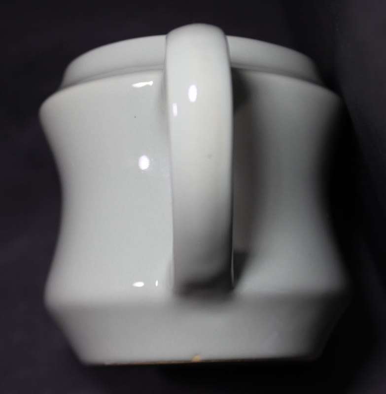 W Ware Green Pottery Milk Jug