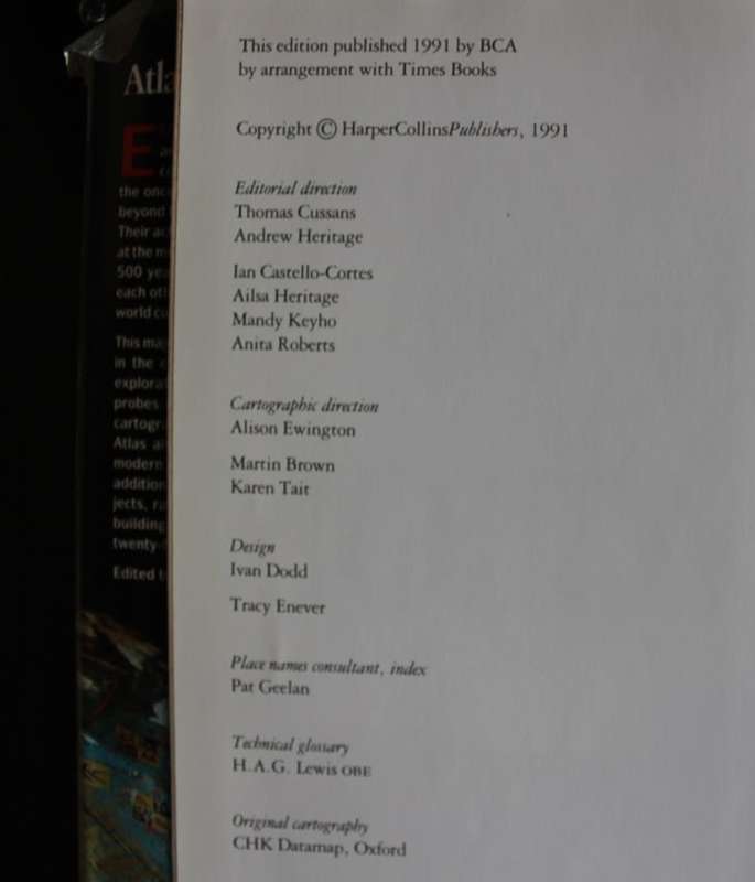 The Times Atlas of World Exploration 1991.