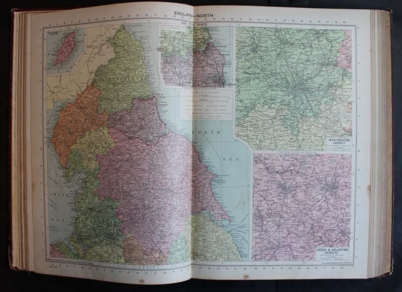 Philips International Atlas - 1942, Large Hardcover