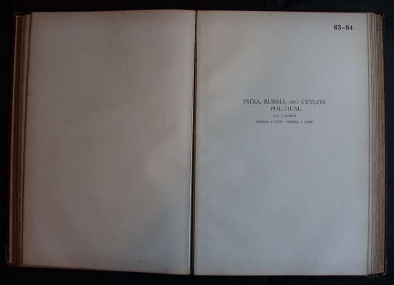 Philips International Atlas - 1942, Large Hardcover