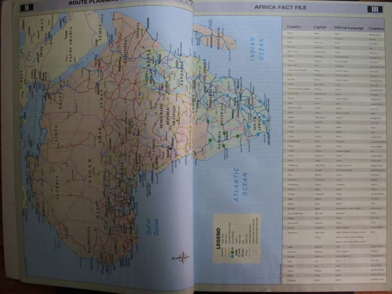 Map Studio Road Atlas Africa First Edition 2000