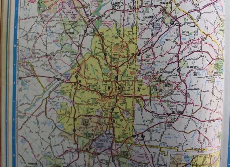 1991 Road Atlas of USA, Mexico and Canada by Gousha.