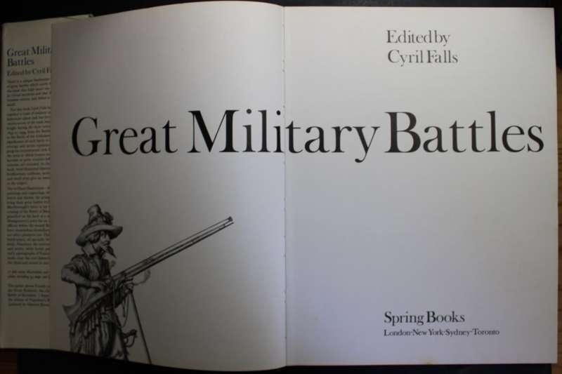 Great Military Battles Edited by Cyril Falls
