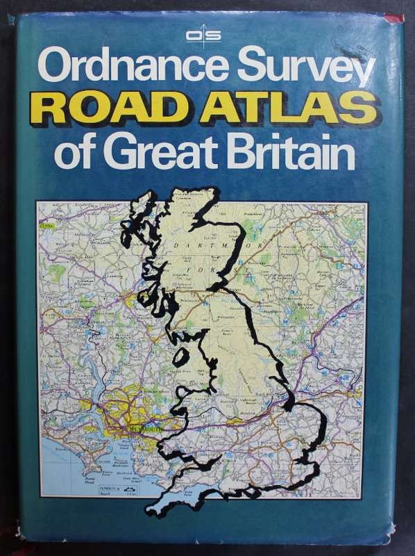 Ordnance Survey Road Atlas Of Great Britain 1984 3rd Impression