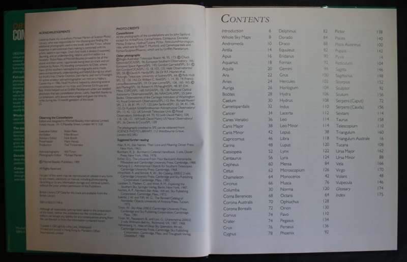 Observing The Constellations by John Sanford, The Mitchell Beazley Guide To The Stars Hardcover Book