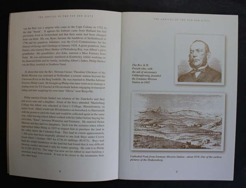 The Cathedral Peak Hotel Story by Brian Agar Booklet