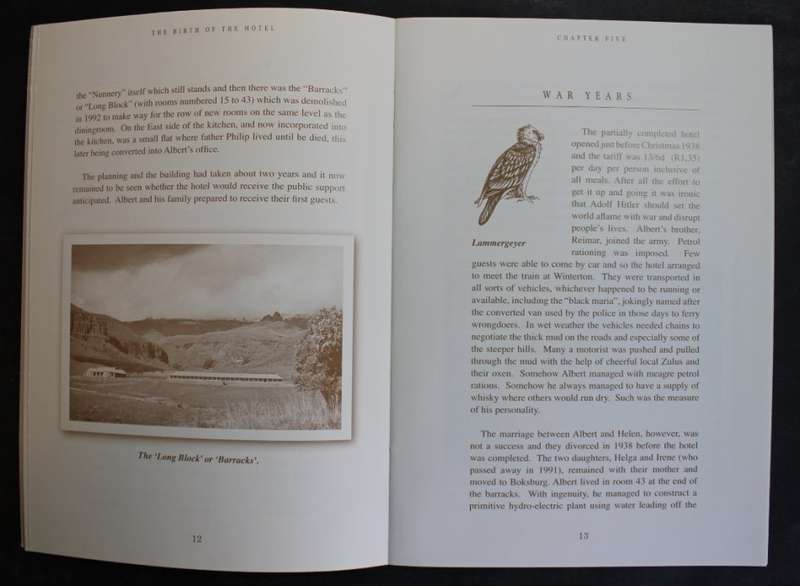 The Cathedral Peak Hotel Story by Brian Agar Booklet