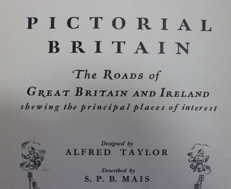 Pictorial Britain and Ireland - Book of Vintage Maps 1932 by Esso.