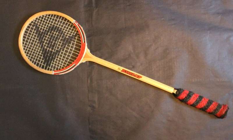 Vintage Dunlop Warwick Wood Frame Squash Racquet