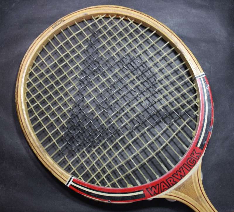 Vintage Dunlop Warwick Wood Frame Squash Racquet