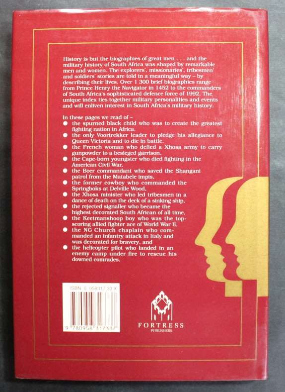South African Military Who's Who 1452 - 1992 Hardcover Book