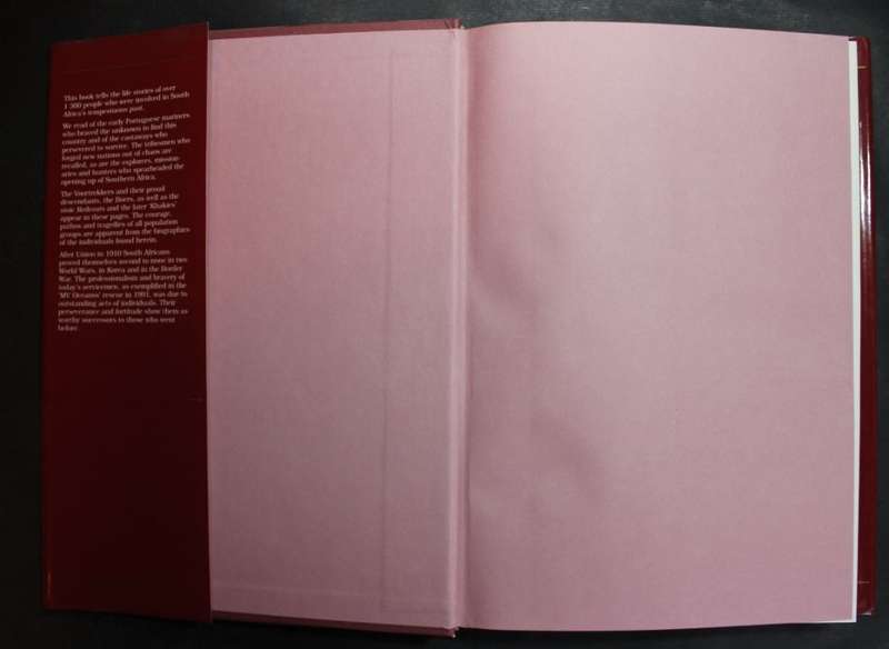 South African Military Who's Who 1452 - 1992 Hardcover Book