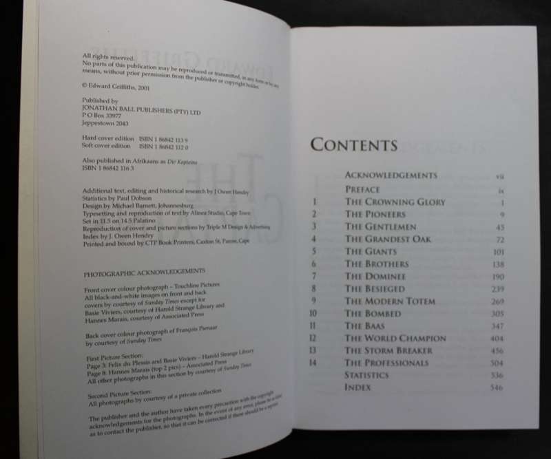 The Captains by Edward Griffiths Softcover Book