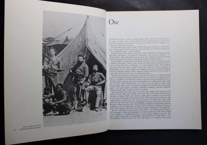 Johannesburg One Hundred A Pictorial History by Ellen Palestrant, Softcover Book