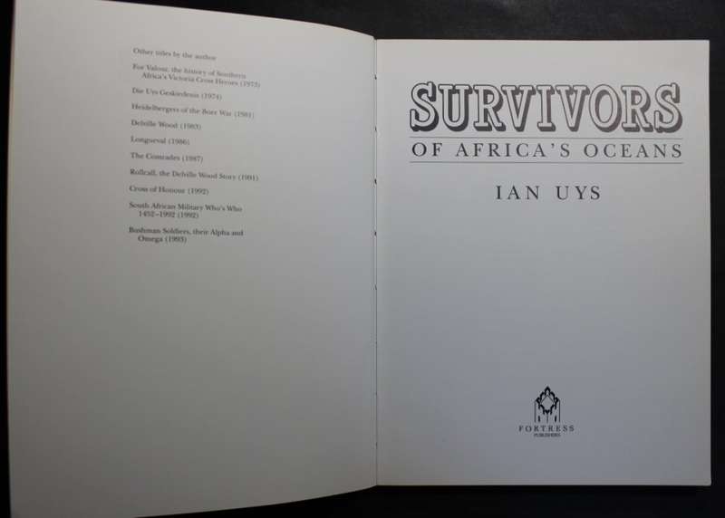 Survivors of Africa's Oceans by Ian Uys, Softcover Book