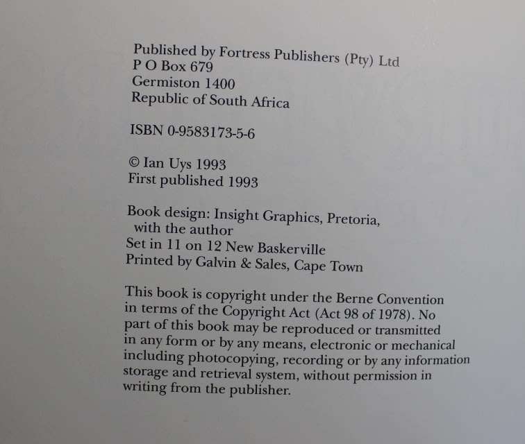 Survivors of Africa's Oceans by Ian Uys, Softcover Book