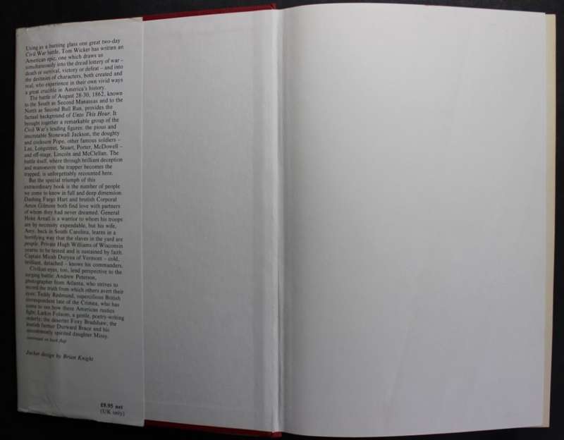 Unto This Hour by Tom Wicker, Hardcover Book