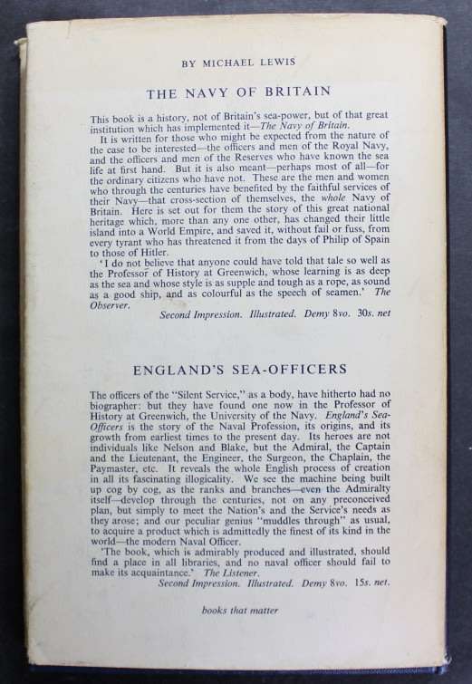 The History Of The British Navy by Michael Lewis, Hardcover Book