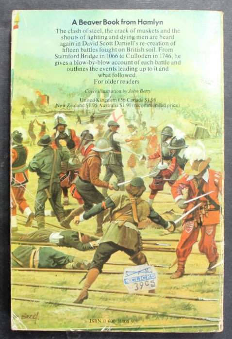 Battles and Battlefields by David Scott Daniell, Softcover Book