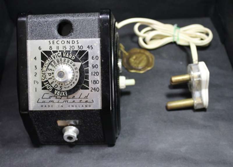 Vintage Corfield Lumimeter, Enlarging Exposure Meter in Original Box