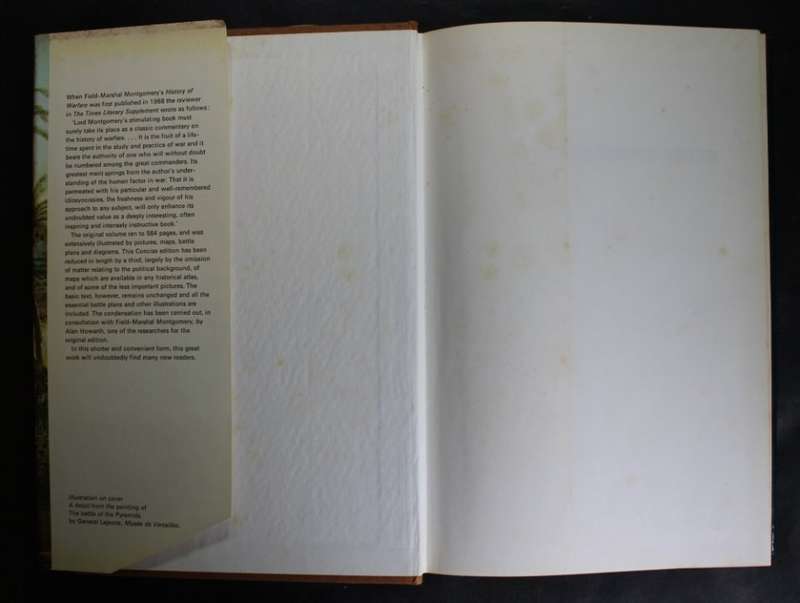 A Concise History of Warfare by Field-Marshal Viscount Montgomery of Alamein, Concise Edition, Hardc