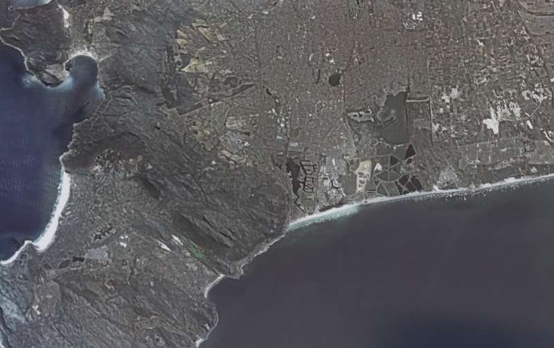 Cape Peninsula Large Aerial Photo Colour 2010