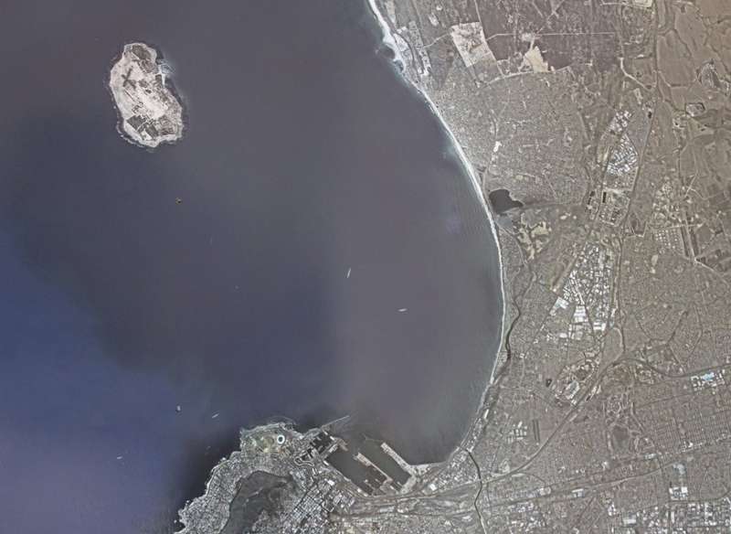 Cape Peninsula Large Aerial Photo Colour 2010
