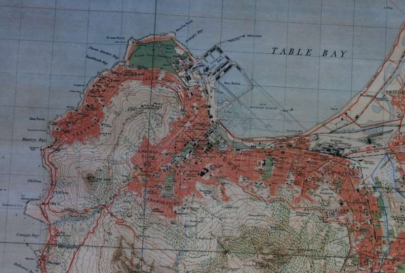 Cape Peninsula 1934 - 80th Anniversary Surveys and Mapping, Set of 4 Maps, Reproduction Prints