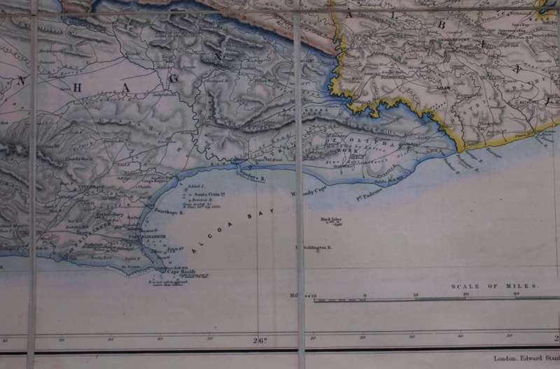 Map of the Eastern Frontier of the Cape Colony 1856, Reproduction Print