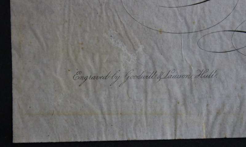 Calligraphy - His Most Gracious Majesty William The Fourth Struck By J P Hemm 1831