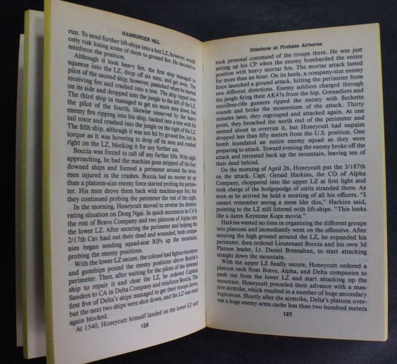 Hamburger Hill by Samuel Zaffiri, Softcover Book