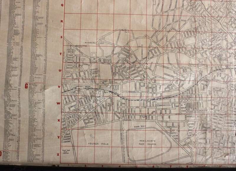 Cape Town 1960 - Cloth Map by the Cape Times.