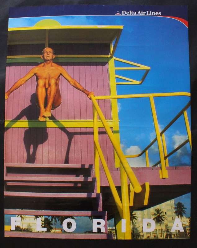 Delta Air Lines Florida Travel Poster