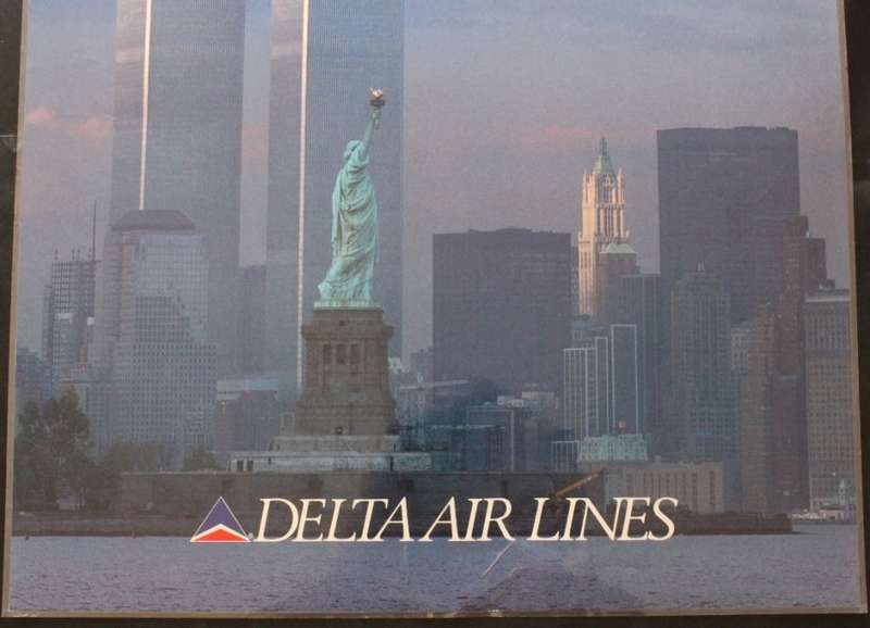 Delta Air Lines New York Travel Poster.