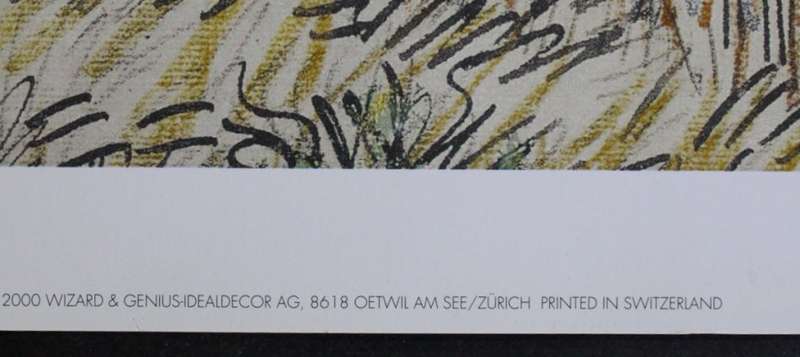 Vincent Van Gogh Le Char Bleu Print
